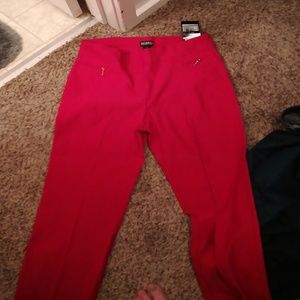 Red slacks